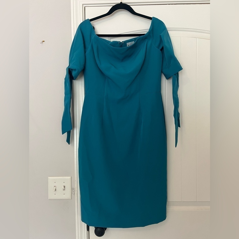 MILLY Off The Shoulder Sheath Dress